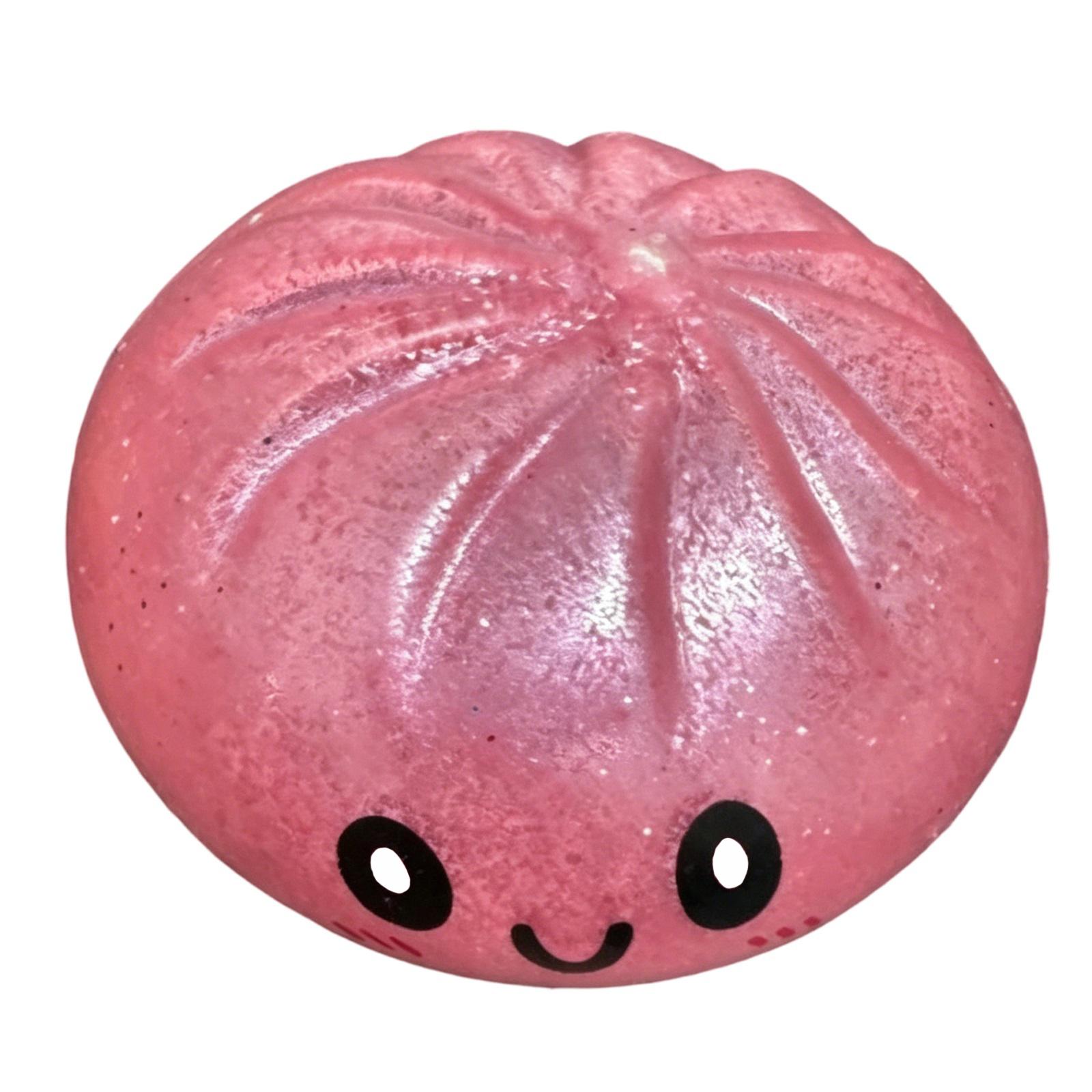 

Realistic Giant Steamed Bun, A Toy With A Steamer, A Slow- Dough Ball Designed For Stress Relief. 2ml One Size розовый