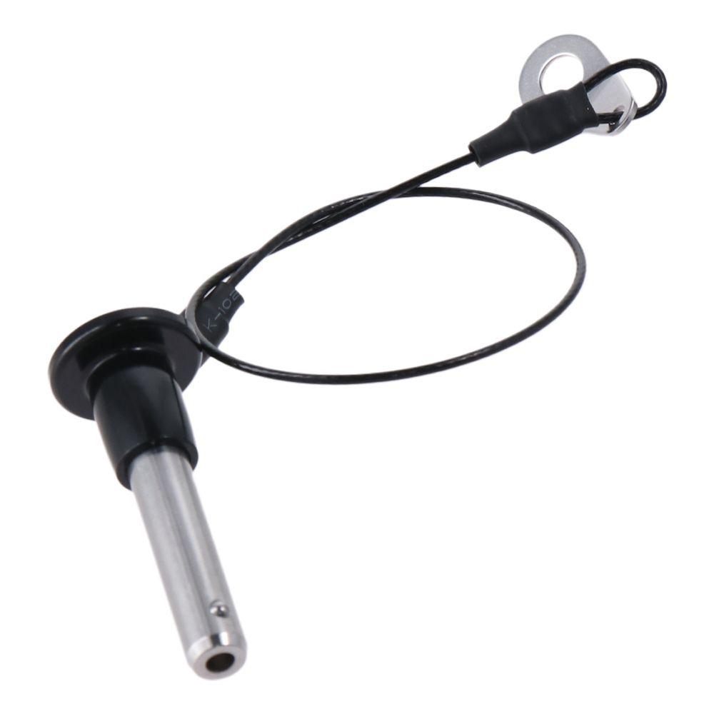 Stainless Steel Grip Push-Button Locking Quick Release Pin with 25cm Wire Ball Locking Pins