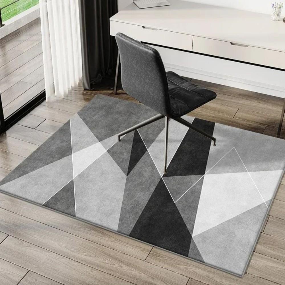 VIKAMA Gaming Chair Mat, Anti-Slip Computer Desk Rug, Floor Protector for Swivel Chairs in Home Offices, Home Decor Rug