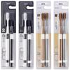 Set de brosses à dents pour couple Pasha en Noir, Blanc, Or et Argent - Pièce unique - Dropshipping disponible