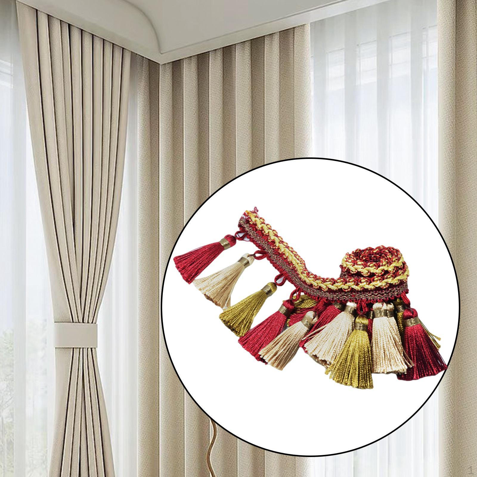 

Длинная бахрома полиэстеровая кисточка кружево для домашнего декора костюма рукоделия красный