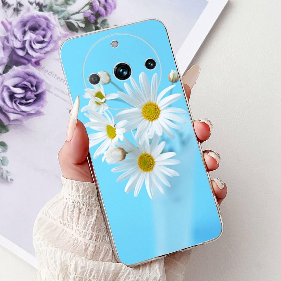 For Realme 11 Pro Plus RMX3740 RMX3741 Cover For Realme 11 Pro+ Case Simple Fashion Letters A-Z Pattern Design Silicone Bumper