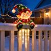 Christmas Lighted Garland Accents Winter Glow Snowman Icicle Light Decor, Outdoor Decorations, Hanging Wonderland Entrance Trim LED Holiday Lights for
