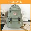 Minimalist Nylon Student Backpack With Laptop Pocket For Daily Use