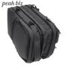 Peakbiz Men's Business Backpack with Expandable Function, Fits 15-inch and 13.3-inch Laptops, Lightweight, Large Capacity, A4 Size, 12 Pockets, Slim