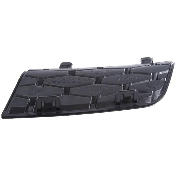 1 Pair Black ABS Car Front Bumper Side Vent Grille Covers (Left & Right).