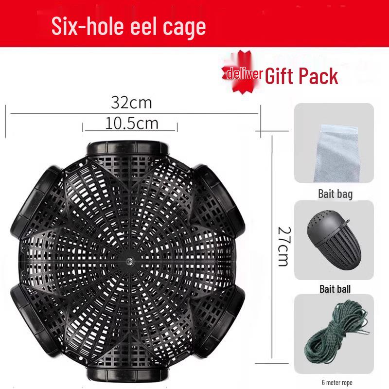 Thickened Folding Fishing Cage: For Shrimp, Lobster, Loach, and River Catch