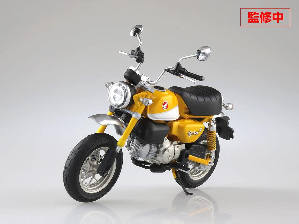 Skynet Completed Bike Honda Monkey125 Banana Yellow 1/12