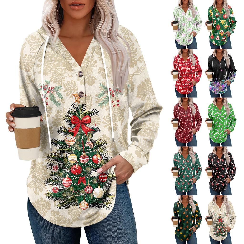 Women's Fashion Women's Lightweight Long Sleeve Pullover With Pockets Preppy Graphic Hoodie