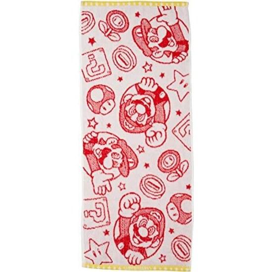 Marushin Nintendo Mario Face Towel Item Approximately 3480cm Hand - Home Kitchen Online Shopping