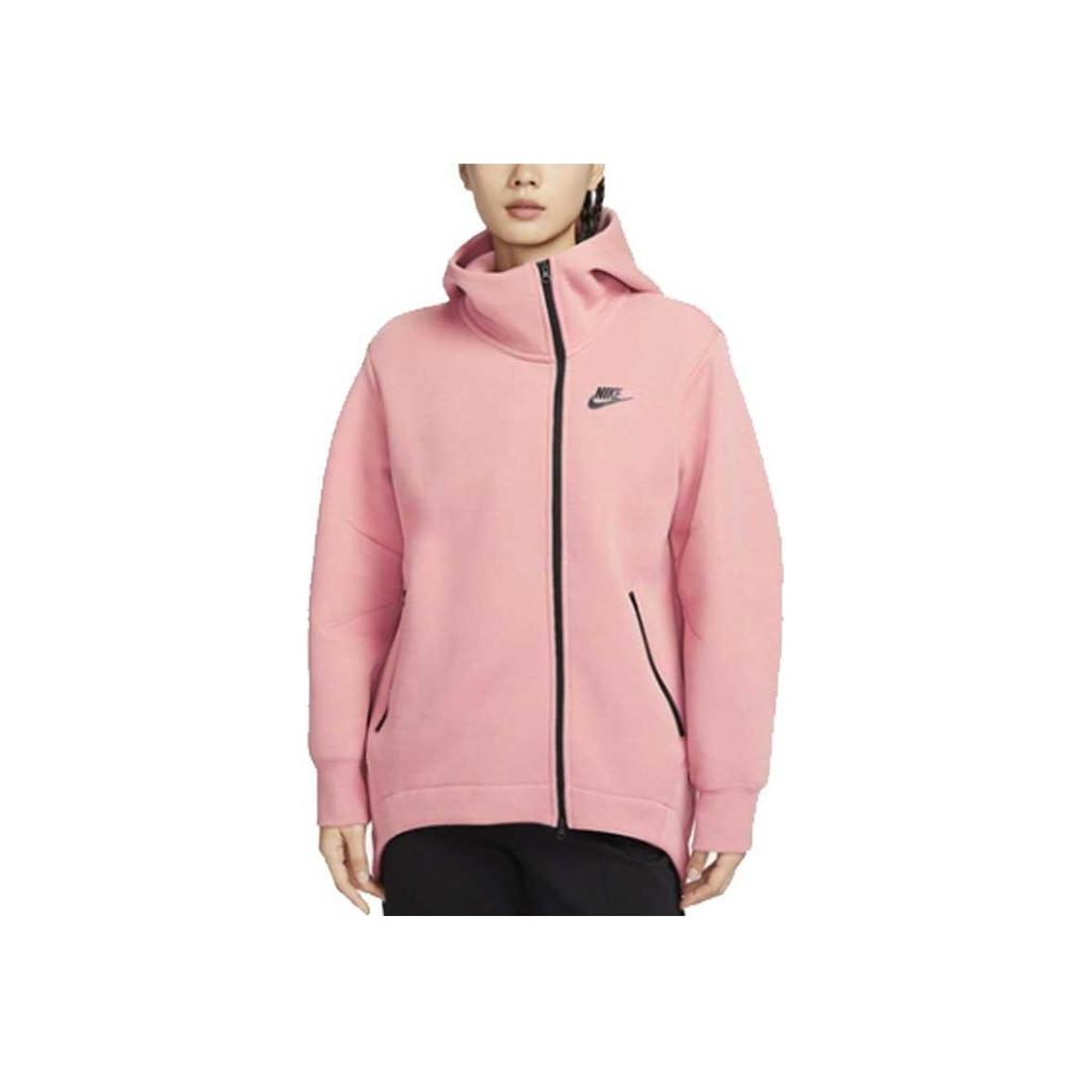 Nike Solid Color Hooded Casual Jacket Women Jackets Pink FB8244-618