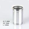 Length 120mm Aluminum Pipe Tube Intercooler Pipe High Class Treatment Engine Air Flow Intake Tube