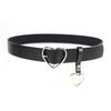 PU Leather Belts for Women Metal Heart Buckle Blet Waistband Wedding Party Dress Decor