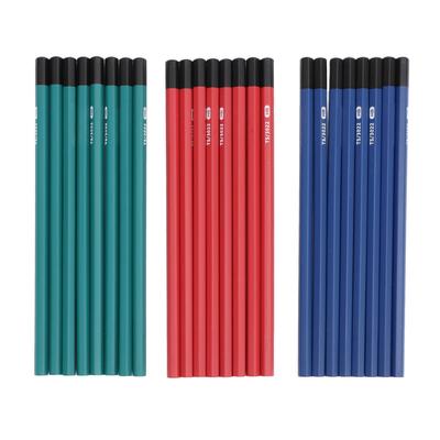 24Pcs Hex Pencil Set Wooden 3 Colors Break Proof Graphite Drawing Pencil for Writing Drafting