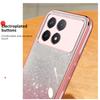 KEYSION Luxury Plating Glitter Phone Case for Xiaomi POCO F6 Pro Transparent Soft TPU Shockproof Back Cover for POCO F6 Pro