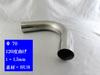 BRIGHTZ Stainless Steel Bent Set 70mm 70 120° Pipe, 1.5mm Thick, 2-Piece [CUR-PIPE-028-2PC] Diameter, 70, 120°