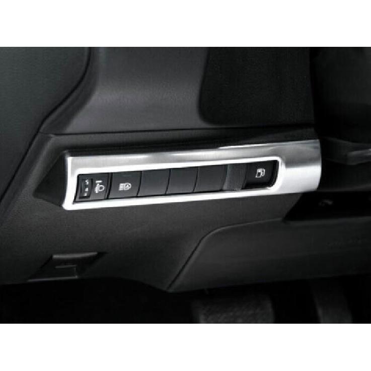 For Toyota Corolla - Frame Trim 1X Headlight Switch Control Silver Steel