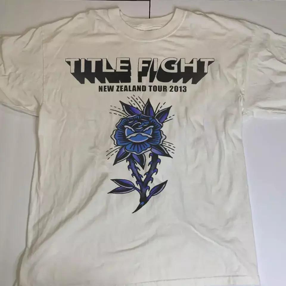 Title Fight Band 2013 Tour New Zealand T Shirt Full Size S-5XL Unisex T-Shirt S