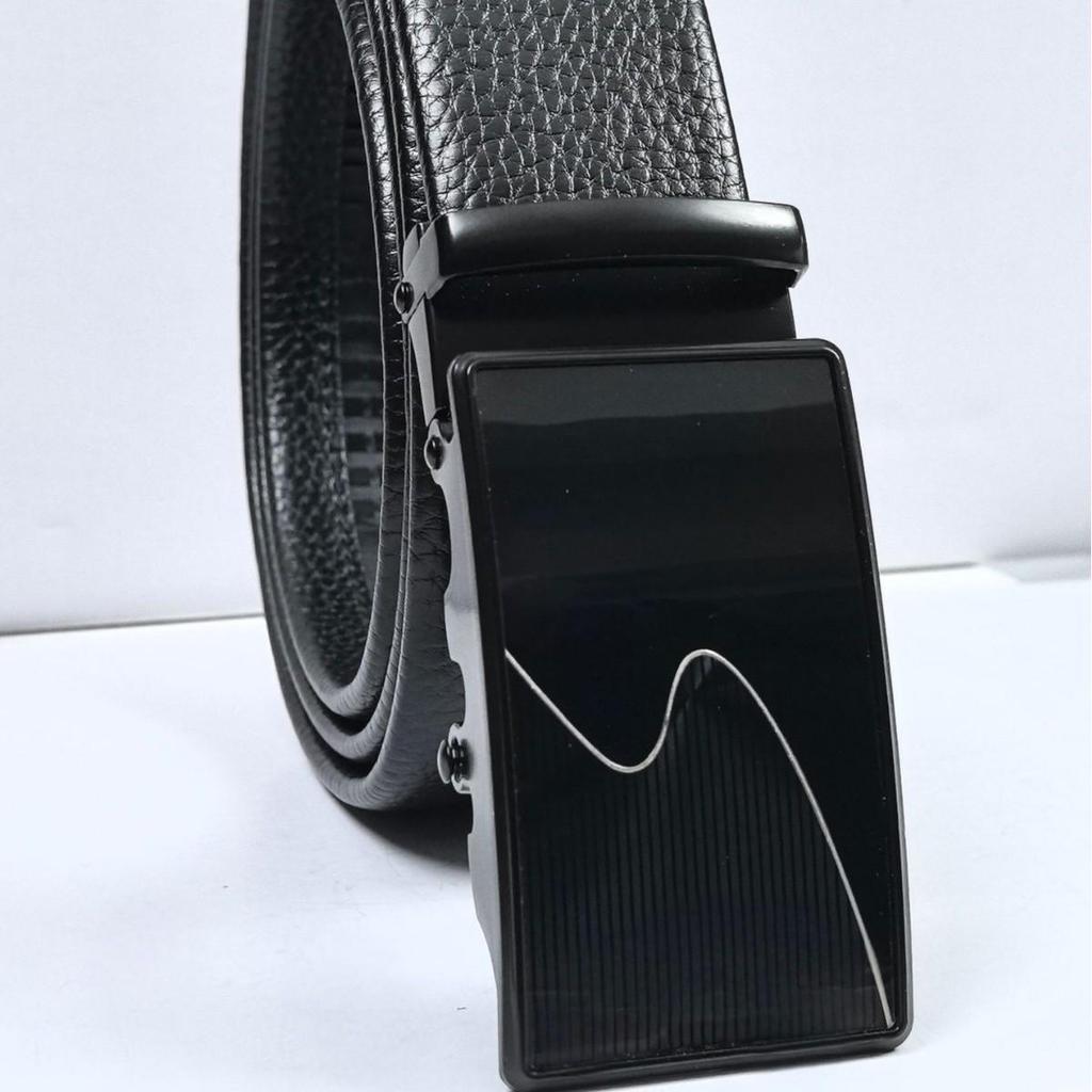 2026 Genuine Leather Automatic Buckle Belt - Men's Business Casual Luxury