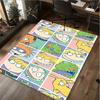 Monster Friends Carpet Office Decorative Carpet For Living Room Bedroom Door Mat Floor Rug Computer Chair Area Rug Perfect Holiday Gift