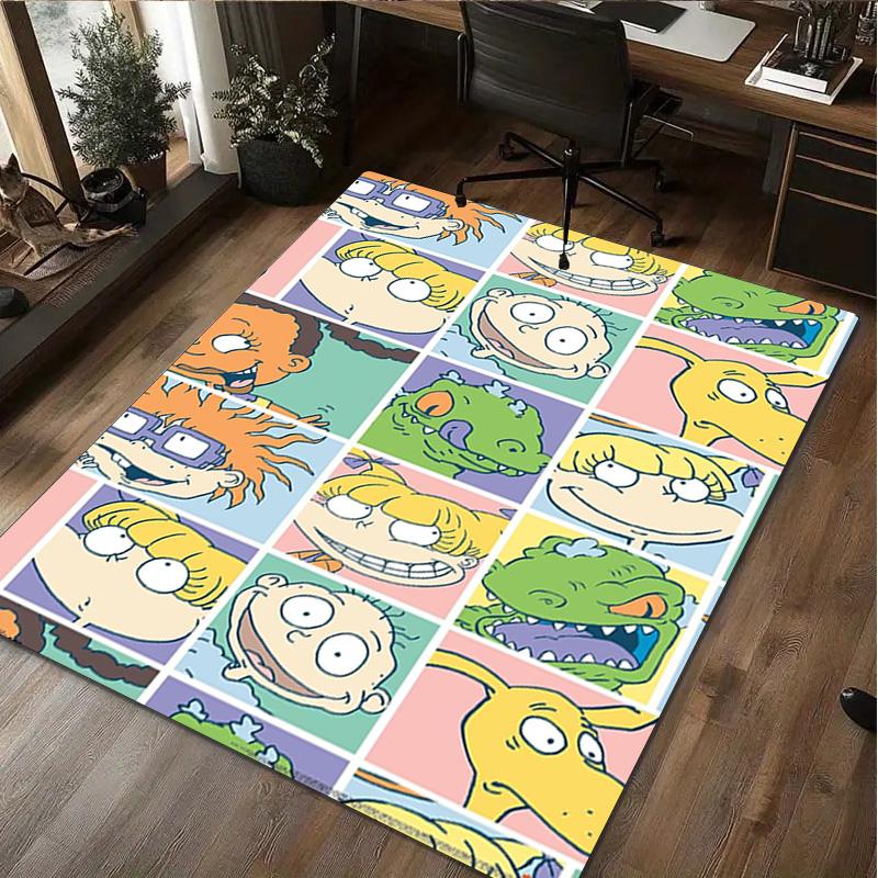 Monster Friends Carpet Office Decorative Carpet For Living Room Bedroom Door Mat Floor Rug Computer Chair Area Rug Perfect Holiday Gift