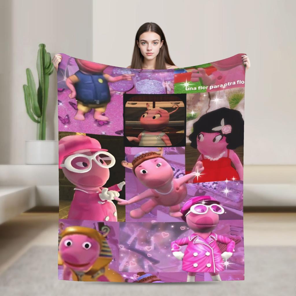 Comfortable  The Backyardigans  Blanket Merch Room Decorative  Throw Blanket Soft Fleece For Outdoor