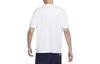 Nike SB T Shirts Men's White Crew Neck Moderate Straight Fit DV2679-100