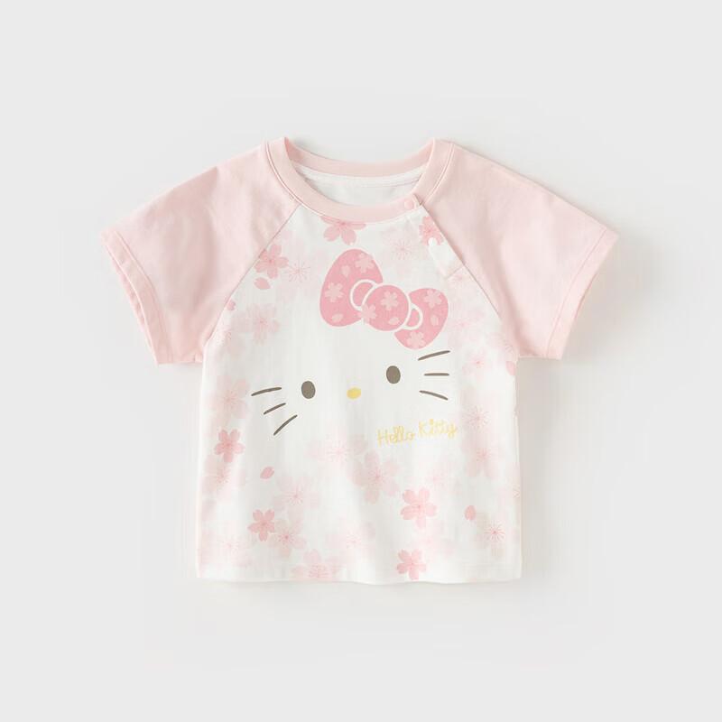 Davibella Hello Kitty Kinder Kurzarm-T-Shirt gegen Milben