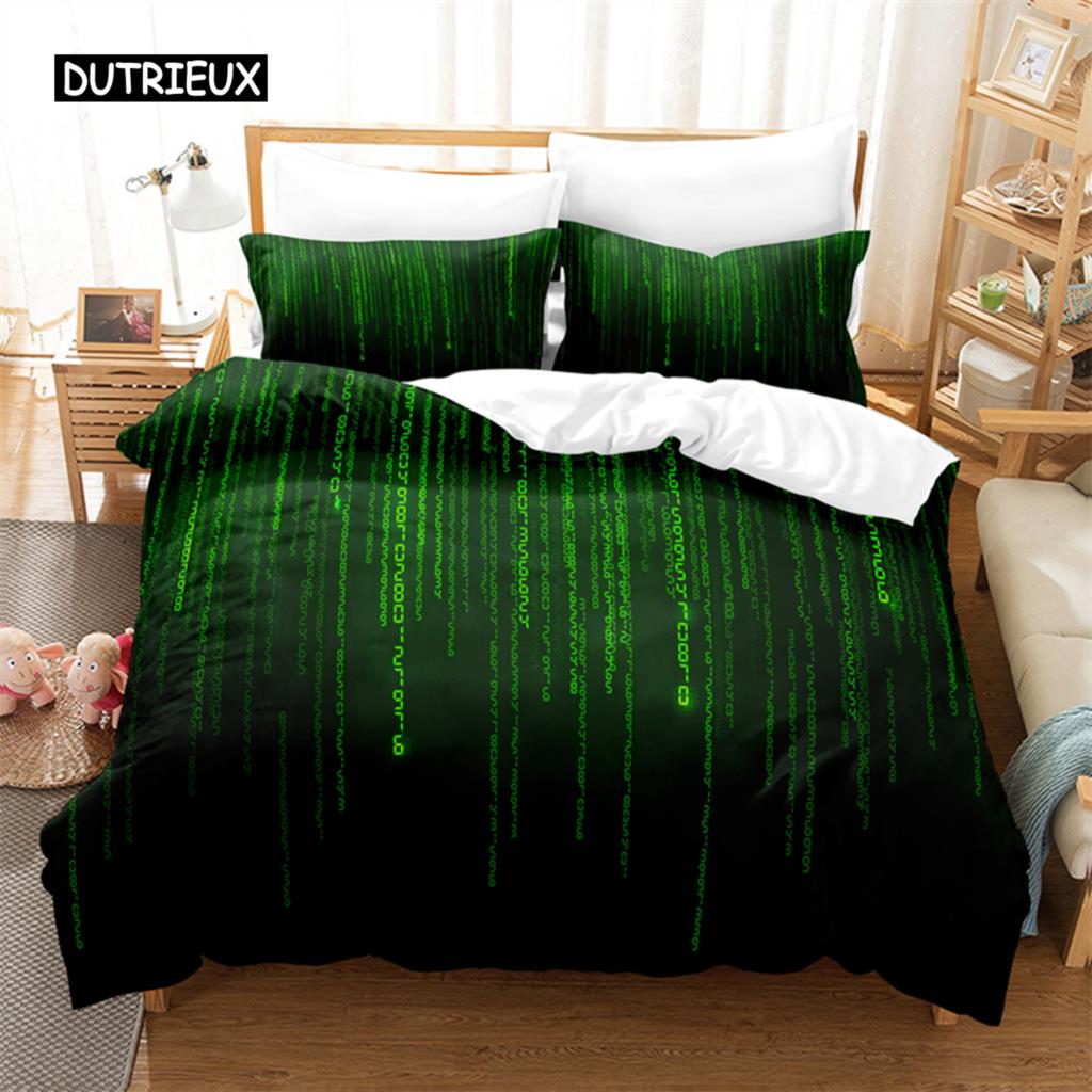 

Science And Technology Bed Ensemble Bedspread Cover Package 3d Bedding Digital Printing Bed Linen Queen Size Size Bed Package Fashion Design EU single(135x200cm)