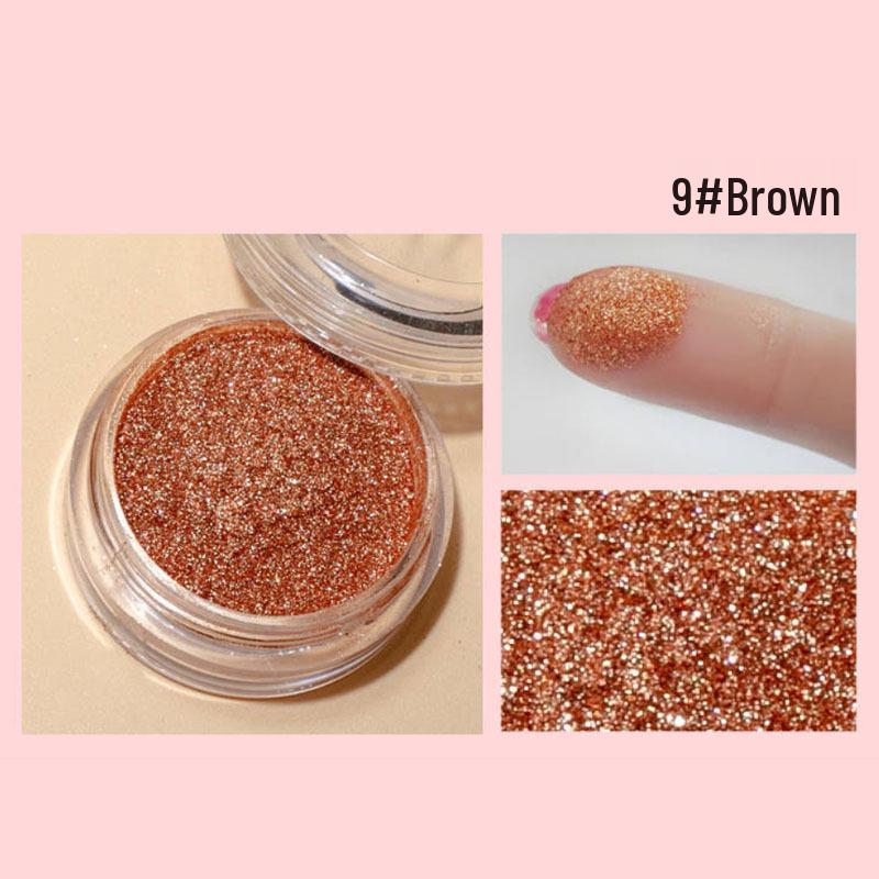 Alpha Professional Eye Shadow: Fine Glitter Powder for Brightening and Children's Stage Performance Highlight Powder