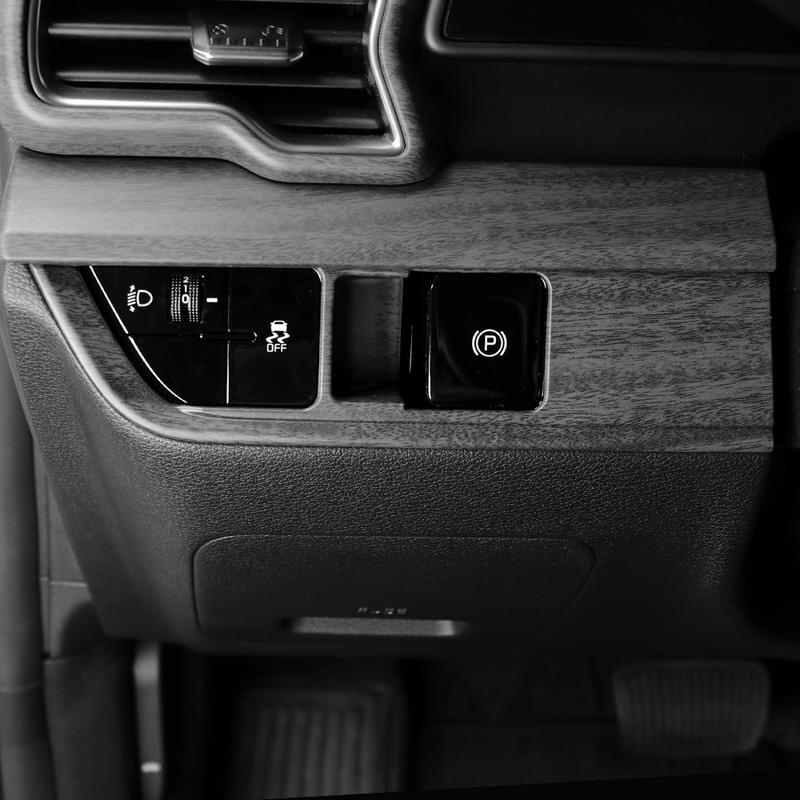 LHD/RHD For Kia Sportage NQ5 -2025 Car Tuning Carbon Fiber Headlight Adjustment Switch Cover Trim Car Accessories