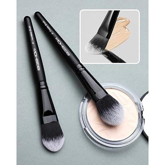 EIGSHOW Makeup Brush 5-piece Set Daily Foundation Eyeshadow Eyeliner (black)