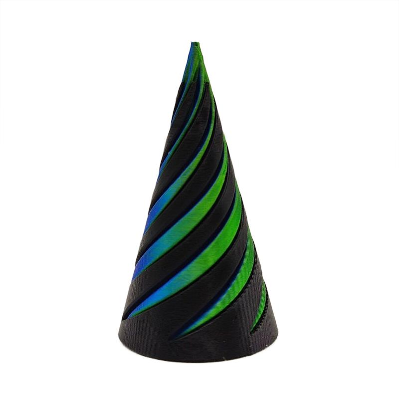 3D Printed Spiral Cone Stress Relieving Toy Impossible Pyramid Sculpture Toy Mini Stereoscopic Telescopic Fingertip Spiral Toy
