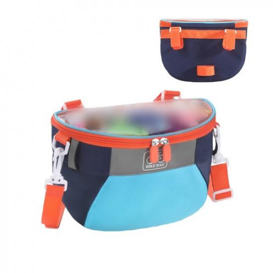 Waterproof Bike Basket Front Handlebar Bag with Detachable Strap for Bikes
