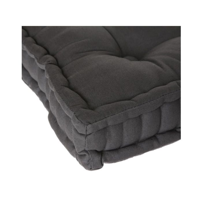 Coussin De Sol 40 X 40 Cm Horizon Uni Gris