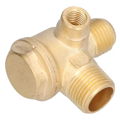 323 Check Valve 3 Way Brass Threaded Connection Air Compressor Accessories 7mm 16mm 14mm