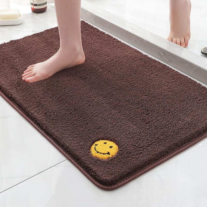Thickened Floor Mat Bubble Velvet Home Carpet Bedroom Kitchen Mat Bathroom Water Absorption Non-Slip Foot Mat Toilet Door Mat