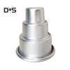 Food Grade Non Stick Cake Mold Aluminum Alloy High Temperature Resistant 3 Tiers Cake Pan Party Decor