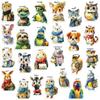 50pcs Set Cute Fantastic Animal Graffiti Stickers Aesthetic Artwork for Fridge Laptop Phone Diary Stationery Kids Creative Toy