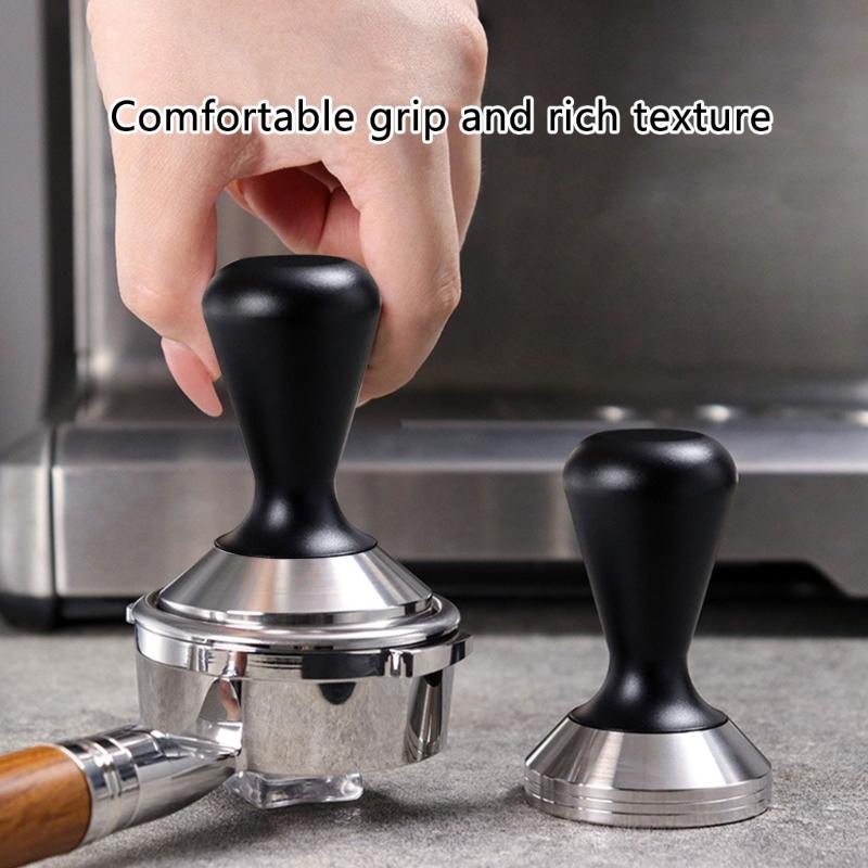 Kaffee Tamper 51/53/58mm Espresso Tamper Edelstahl Kaffee Tamper für Espresso Werkzeug Kaffee Tamper Set