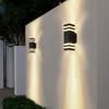 Minimalist Style Outdoor Sconce Up Down Lighting LED Wall Light Simple Wall Lamp  Villa Exterior