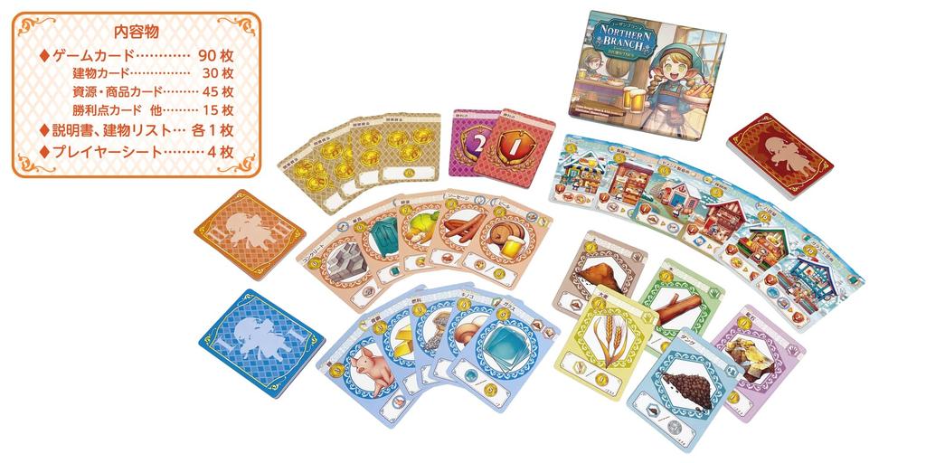 Yanoman Production and Trading Company Development Board Game Branch Farm with Game Shun AYA Satose Hotori [Northern Brownies] Players 2-4 Design &