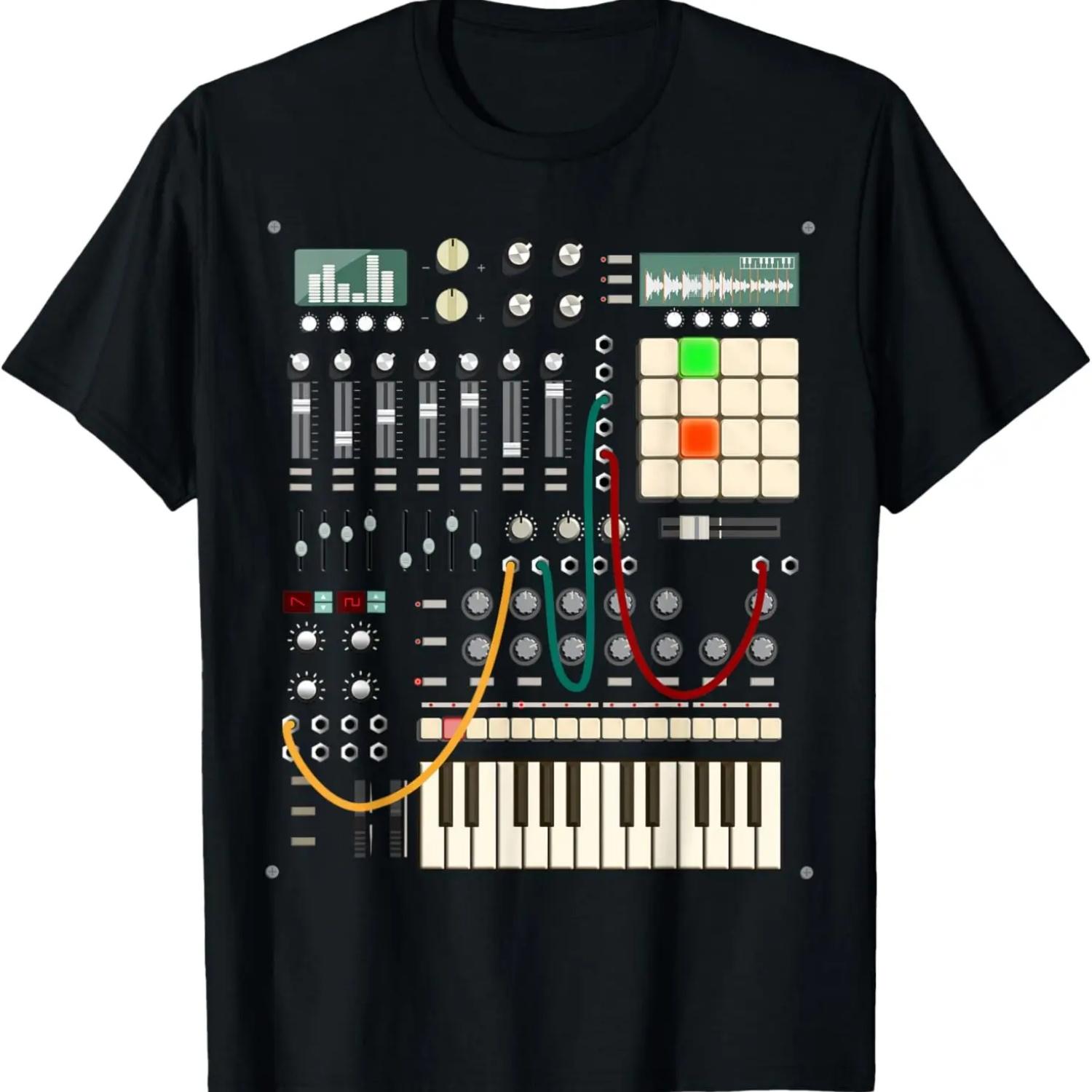 Funny Rocking Rabbit - Rabbit Playing The Drums T-Shirt (2) S