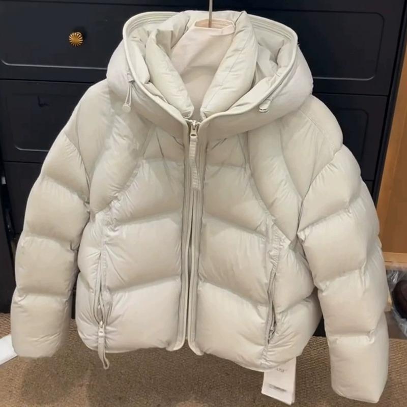Women S Short Hooded Padded Cotton Coat Loose Warm Winter Jacket