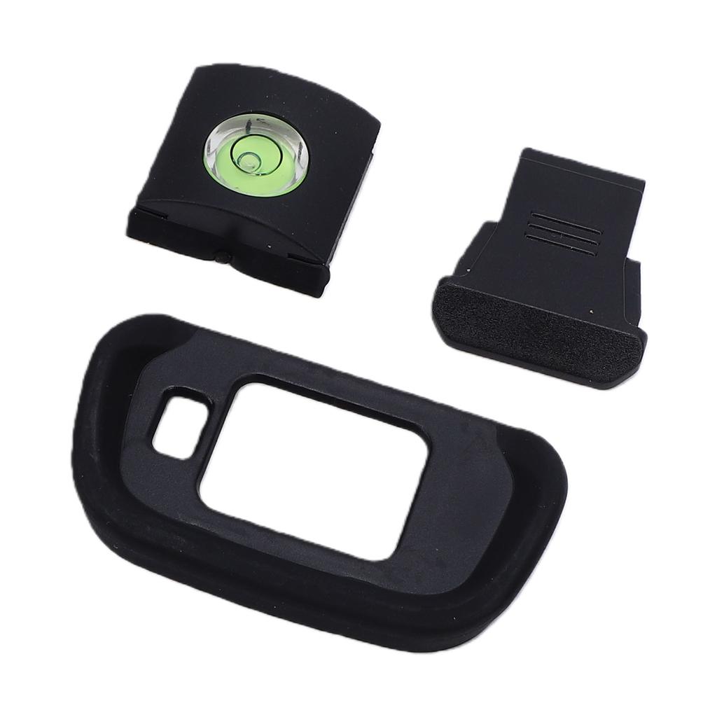 Kit Livella a Bolla Tappo Hot Shoe Paraluce per Fotocamera R7 Silicone Morbido per Fotografia