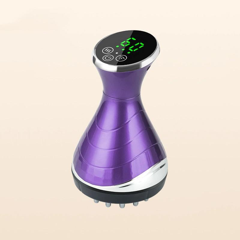 Elektrische Meridianbürste Anti-Cellulite Gua Sha Körpermassagegerät Vibration Mikrostrom Kompressionsschaben Lymphdrainage Pflege