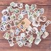 46Pcs Decorative Stickers Scrapbooking Label Diary Stationery Album Stickers