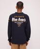 Avirex Long Sleeve Embroidery The Blue Angels Large 120 Navy T-Shirt / 783-4130010 Men's