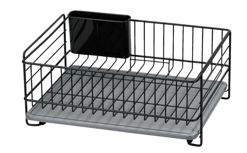 

Pearl Metal Diatomaceous Earth Tray, Iron Draining Basket, Black, Skit HB-5314