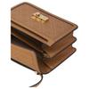Tory Burch T Monogram Embossed Leather Tote Crossbody Shoulder Bag Women Bags Light-Brown 160210200